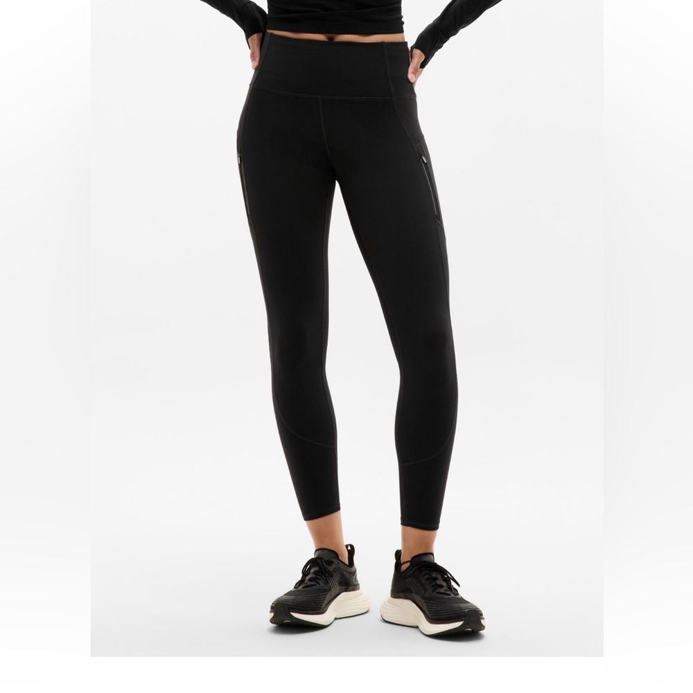 Athleta Rainier High Rise Legging Black Sz Medium